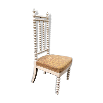 Chaise ancienne XIXème bois blanc