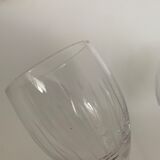 Lot two glasses on foot