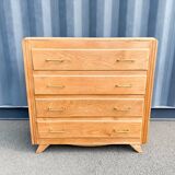 4-drawer chest of drawers, compass feet from the 50s