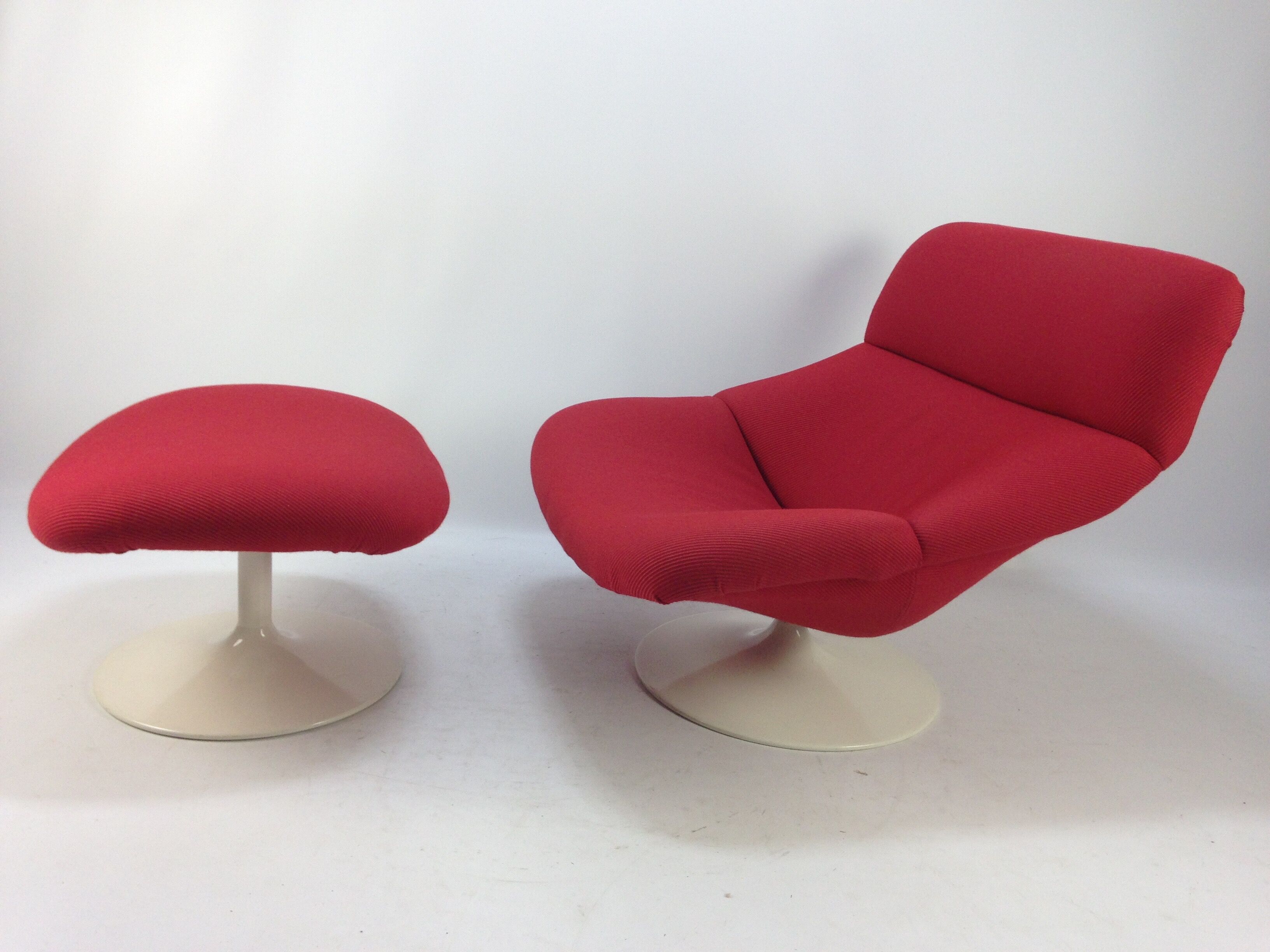 F518 armchair with ottoman by Geoffrey Harcourt for Artifort, 70s