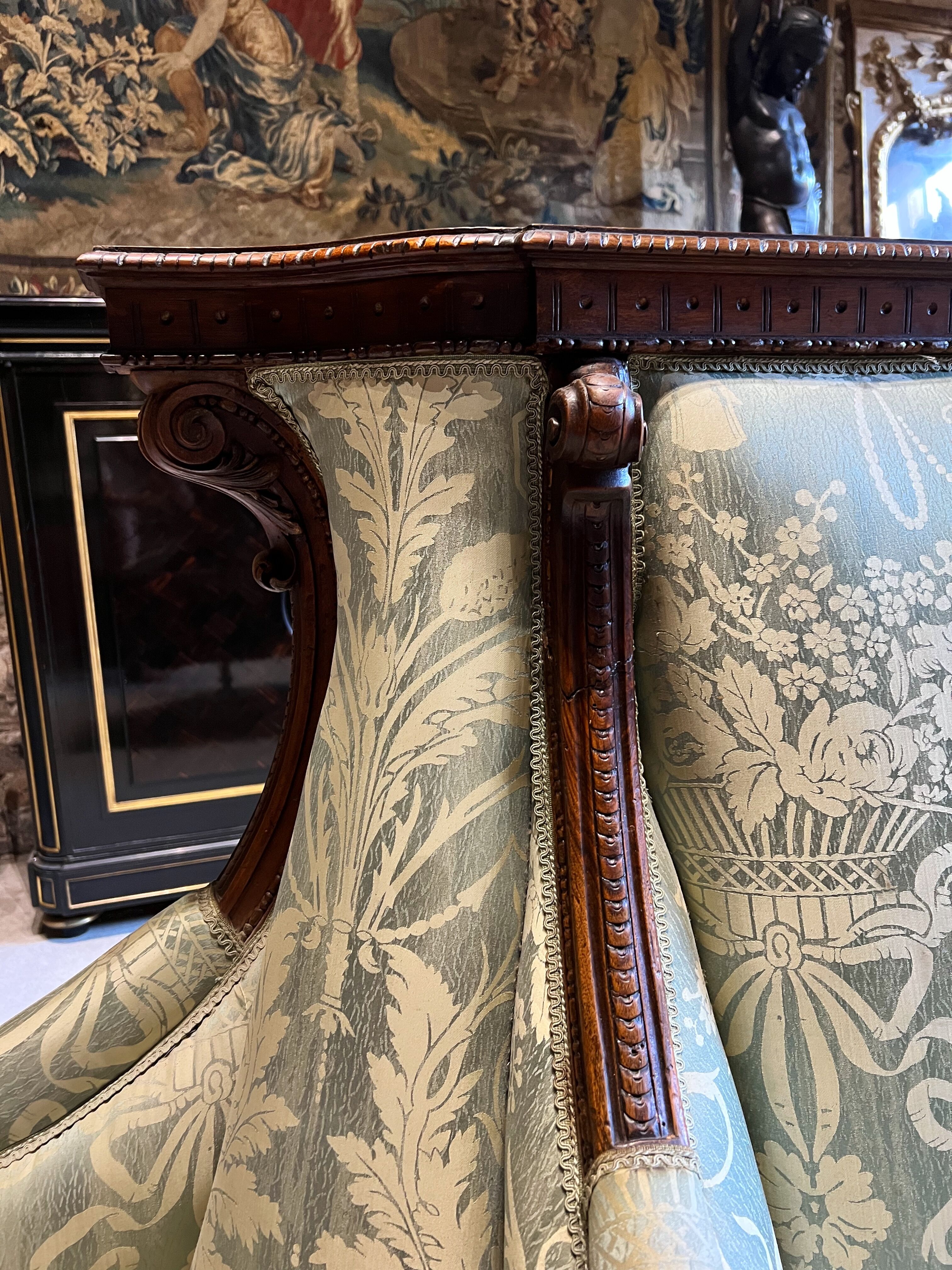 Sofa with Confidants Style Louis XVI Of the time Napoleon III half terminal