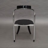 Set of 2 chrome lounge chairs by David Palterer for Zanotta italy 1980