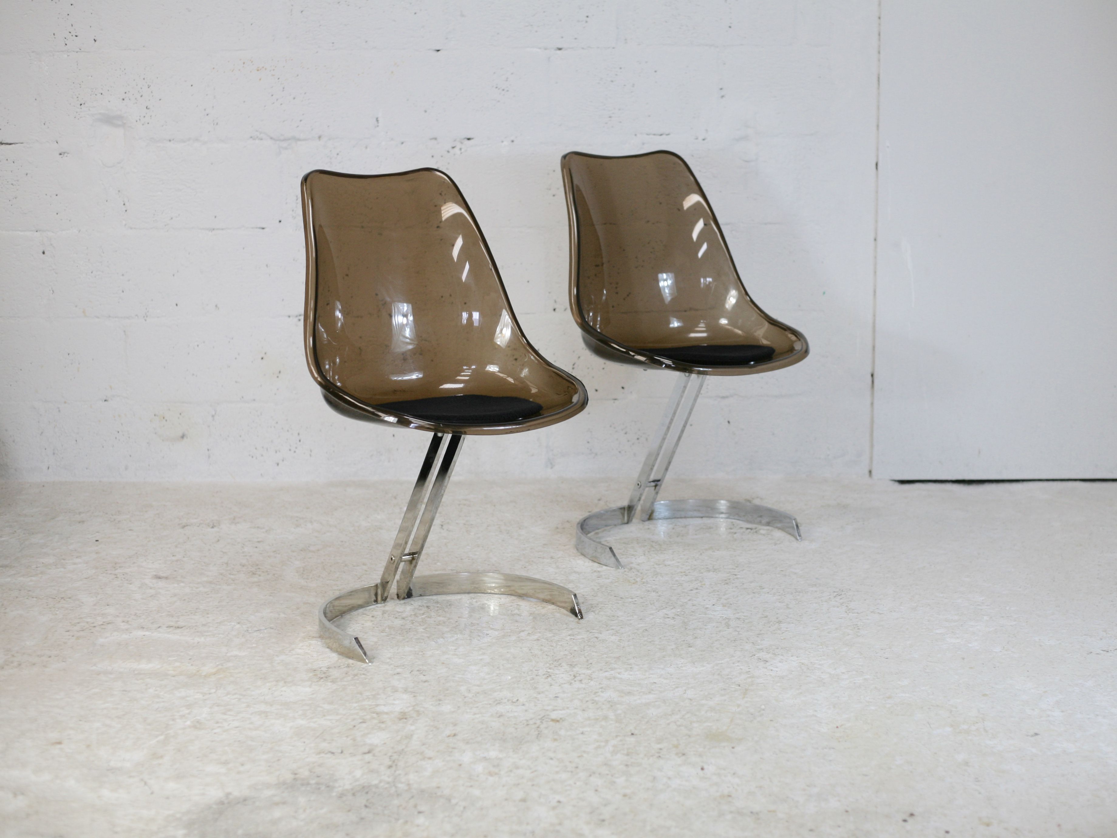 Pair of "space age" chairs