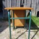 Former study office s22 of mobilor metal vert - vintage wood