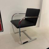 Brno Flat Bar Side Chair Designed by Ludwig Mies van der Rohe edited by Knoll