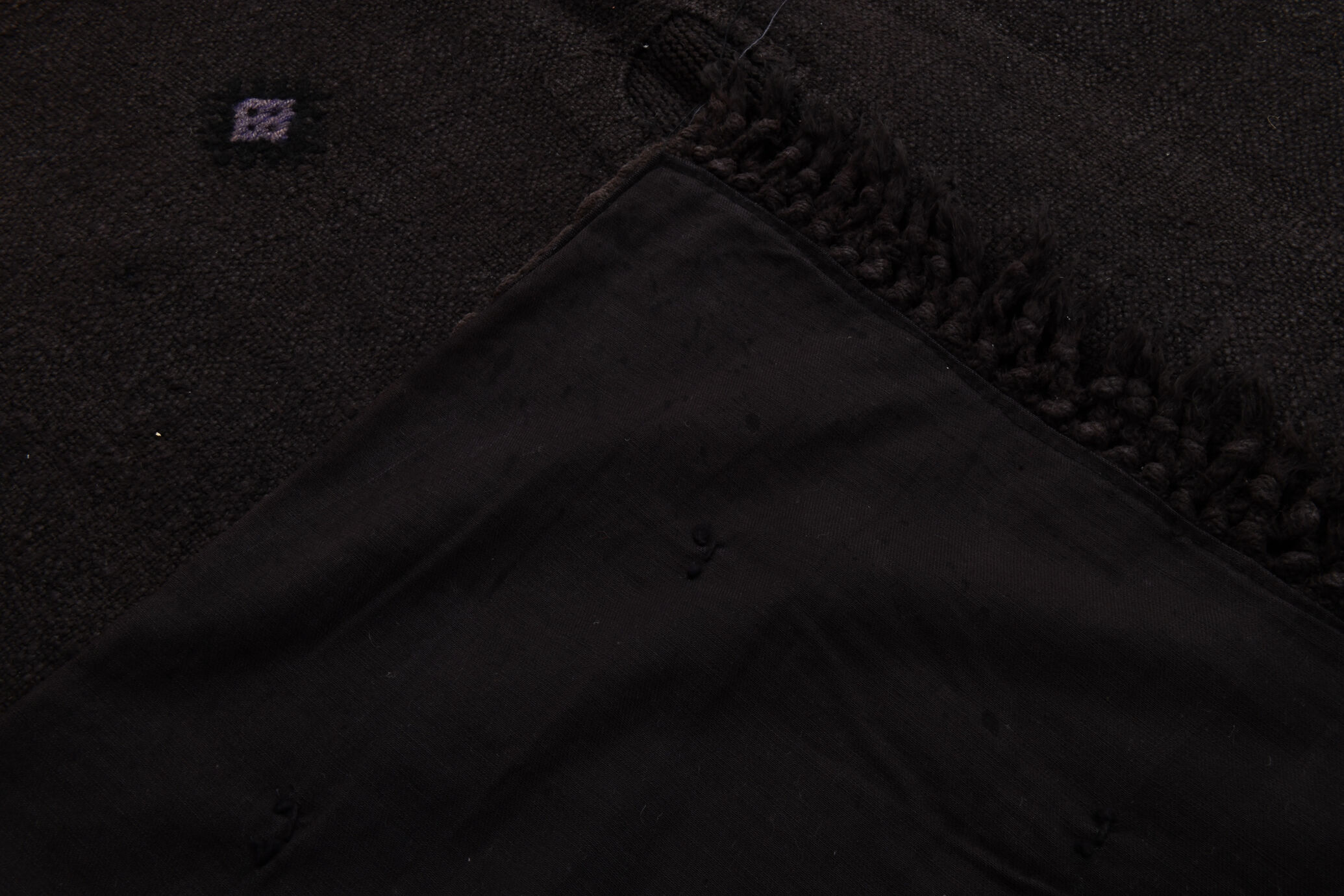 Polka Dot Vintage Hemp Rug 246x167cm