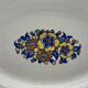 Oval dish art deco - boch freres - d1049