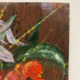 Peinture bouquet vintage