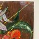 Vintage bouquet painting