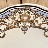 6 dessert plates dessert Gien the children at the press Dionysos 1938/1960