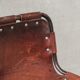 French mid-century leather bar stools