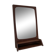 Vintage Danish teak mirror with shelf - midcentury mirror