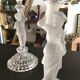 Pair of crystal candlesticks