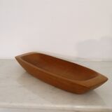 Vintage trinket bowl in teak Sweden 1960