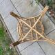 Natural rattan armchair