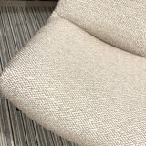 Set of 2 reupholstered Guariche armchairs for Steiner