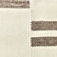 8x10 Large Beige & Brown Striped Pattern Handwoven Kilim Rug, 246x316 Cm