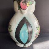 Enamelled jug – Desvres earthenware – Henri Delcourt (1872-1963)