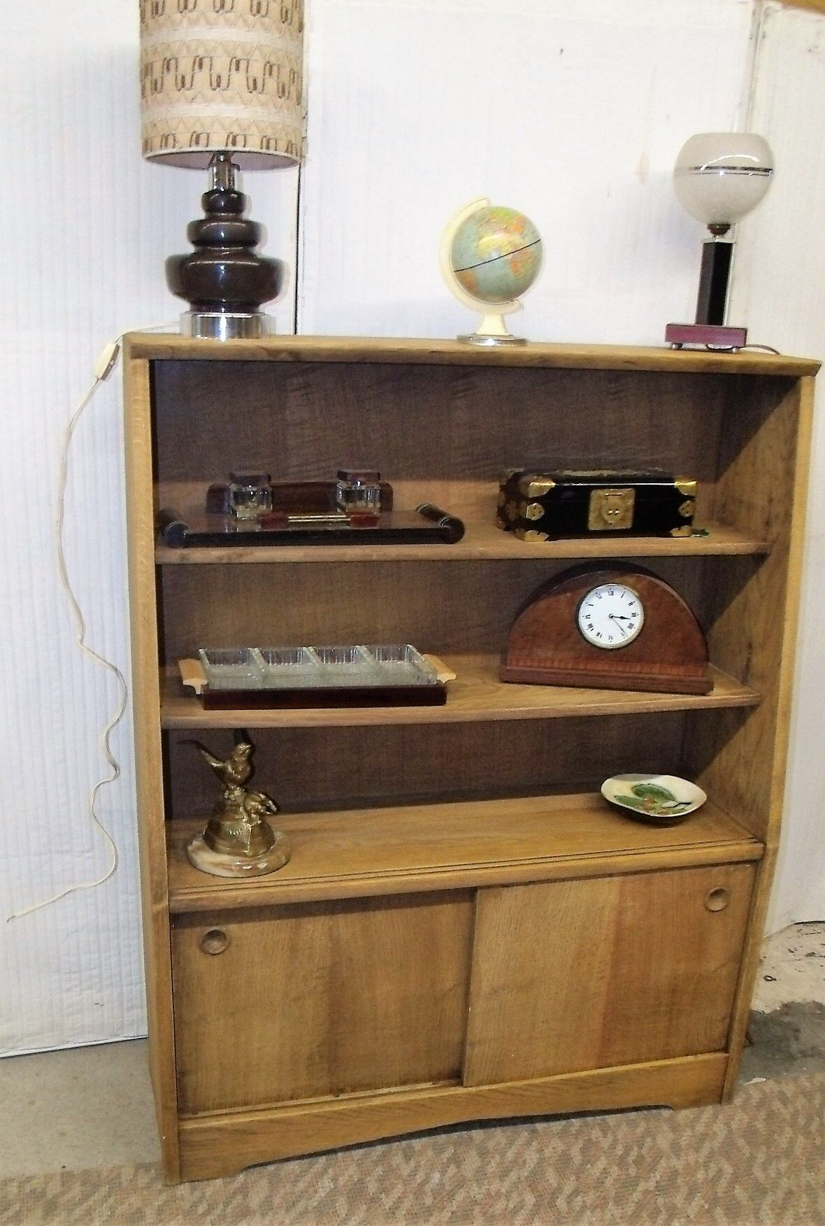 Furniture shelf vintage wooden gross 50s