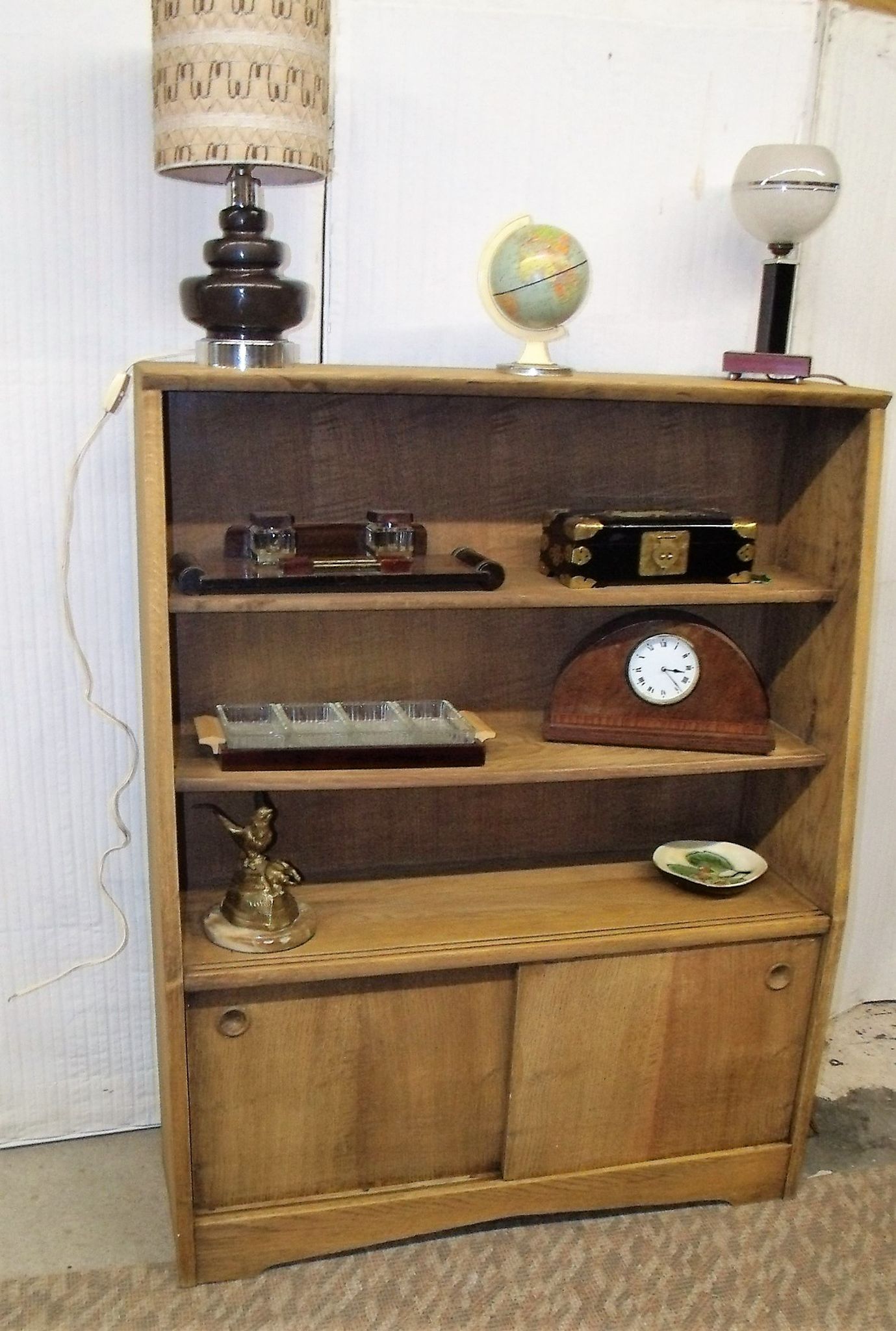 Furniture shelf vintage wooden gross 50s