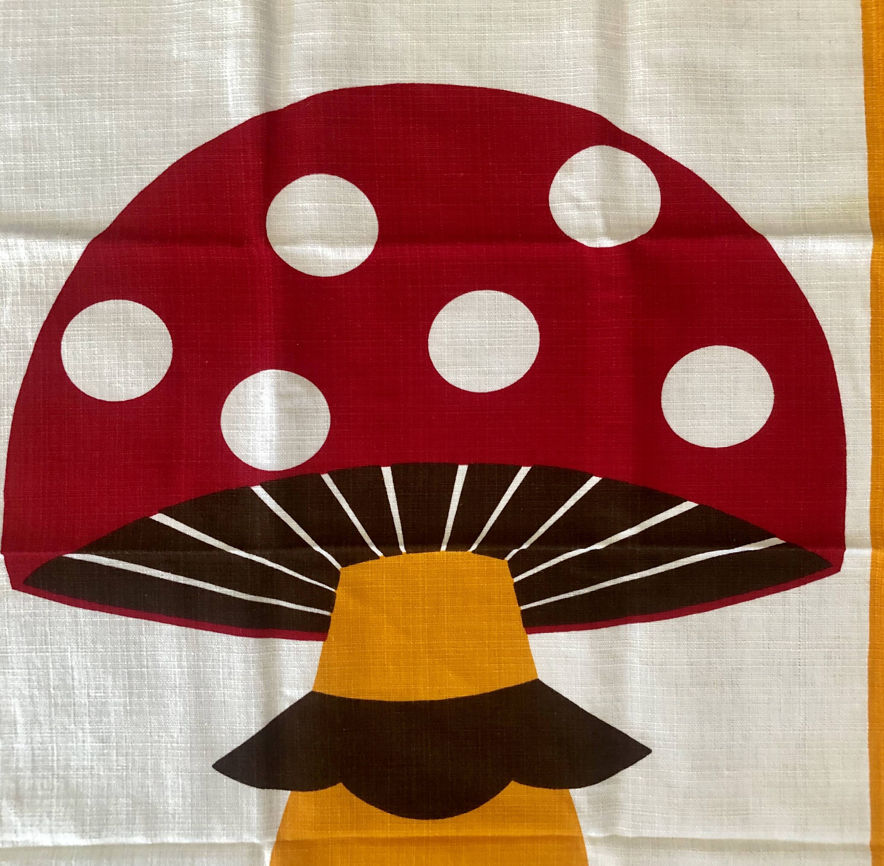 Large vintage tea towel