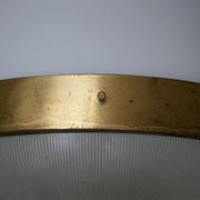 Large Artemide Delta ceiling light - 1960s - Sergio Mazza - Brass and glass