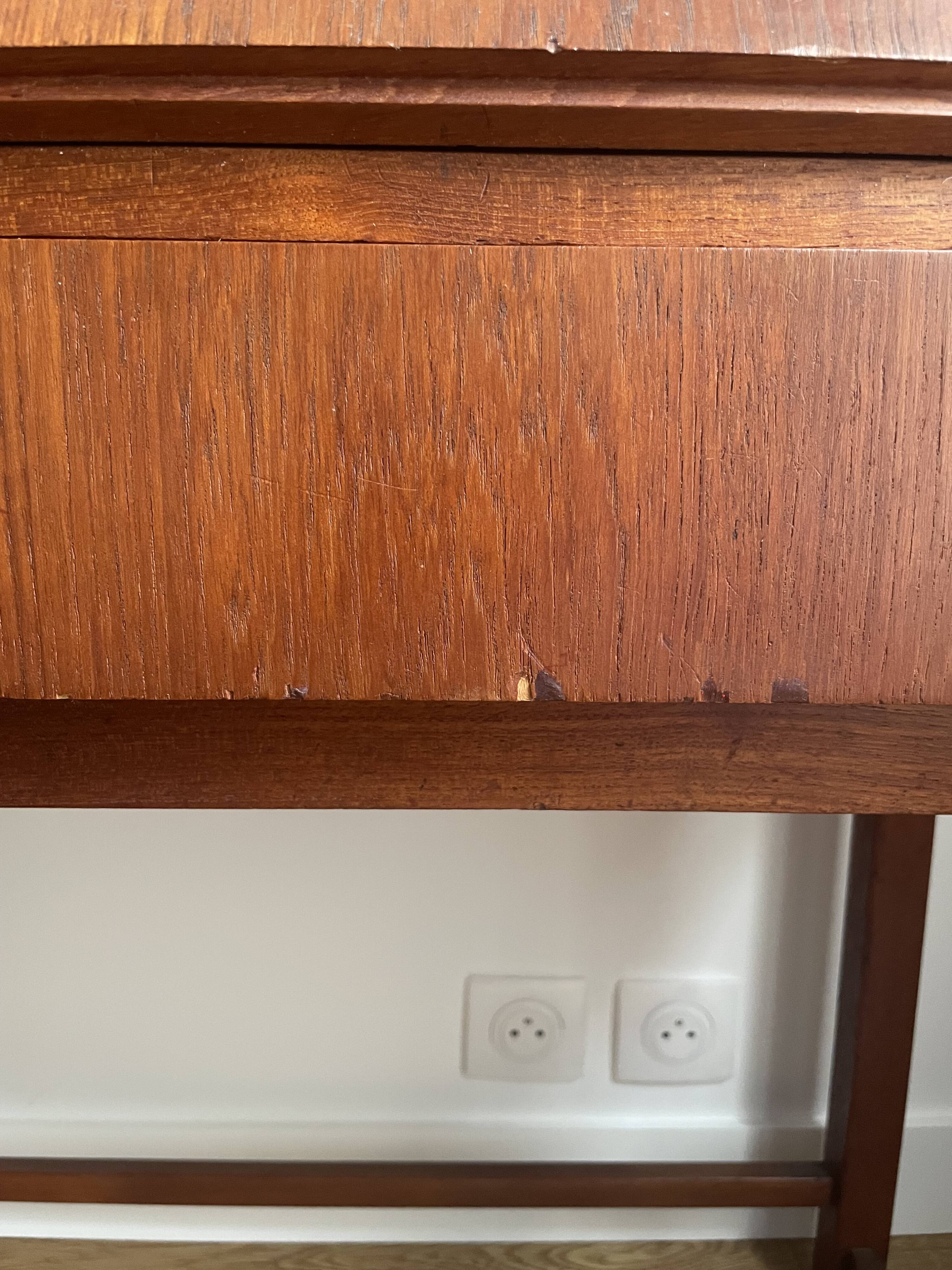 Vintage Scandinavian style secretary desk