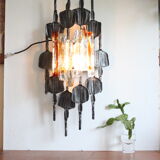 Tom Ahlström and Hans Ehrich Brutalist Great Swedish Brutalist Wall Lamp