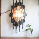 Tom Ahlström and Hans Ehrich Brutalist Great Swedish Brutalist Wall Lamp