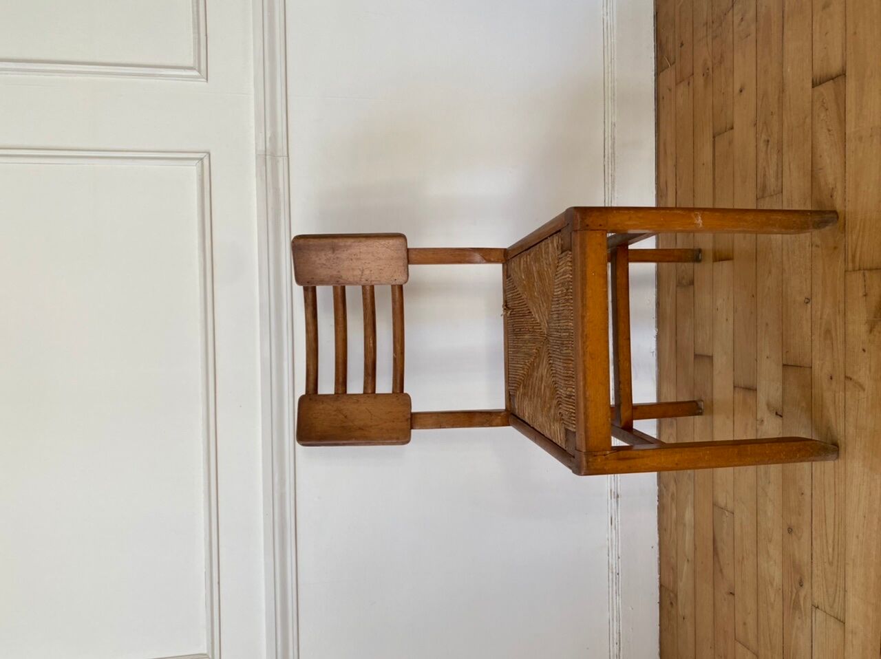 Vintage chair wood Pierre Cruege