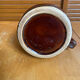 Vintage flamed ceramic barrel-shaped pichet in old style revol 1l #