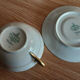 3 lunches cups and under cups limoges charles ahrenfeldt
