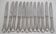 Christofle steel berry, 12 dessert knives, dessert, cheese.