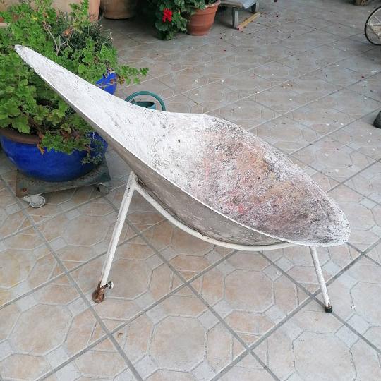 Fiberglass armchair, Merat edition 1950