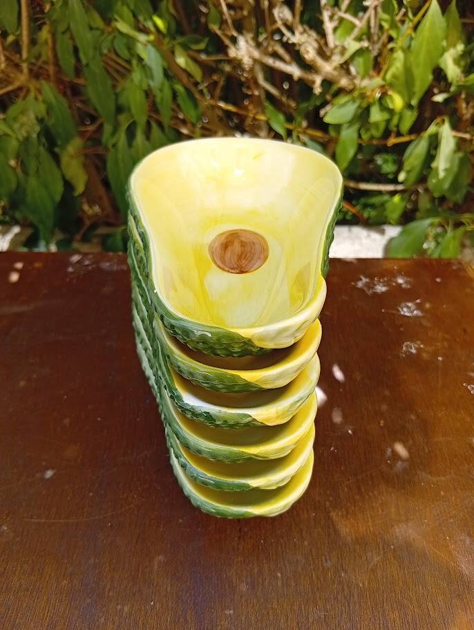 6 avocado bowls earthenware