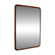 Scandinavian mirror with teak frame