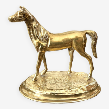 Brass horse