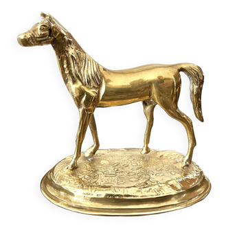 Brass horse