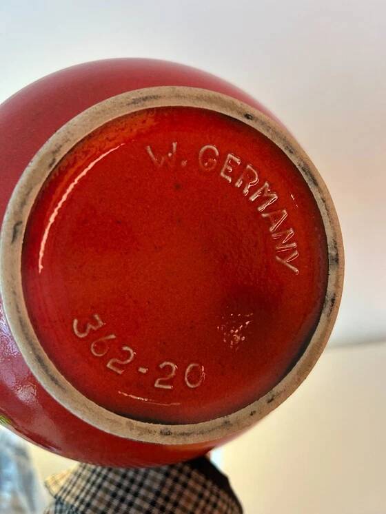 1970s sculptural vase lamp - exceptional studio ceramics