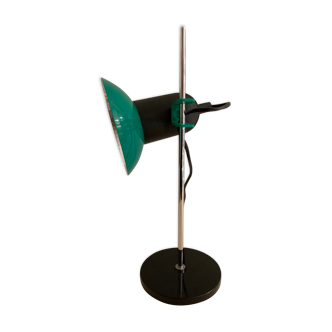 Lampe de bureau articulée verte, 1980