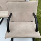 Armchairs model T Line by Burkhard Vogtherr by Arflex 1980