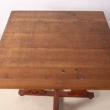 Scandinavian Art Deco Pine Table, Early 20th Century, Denmark