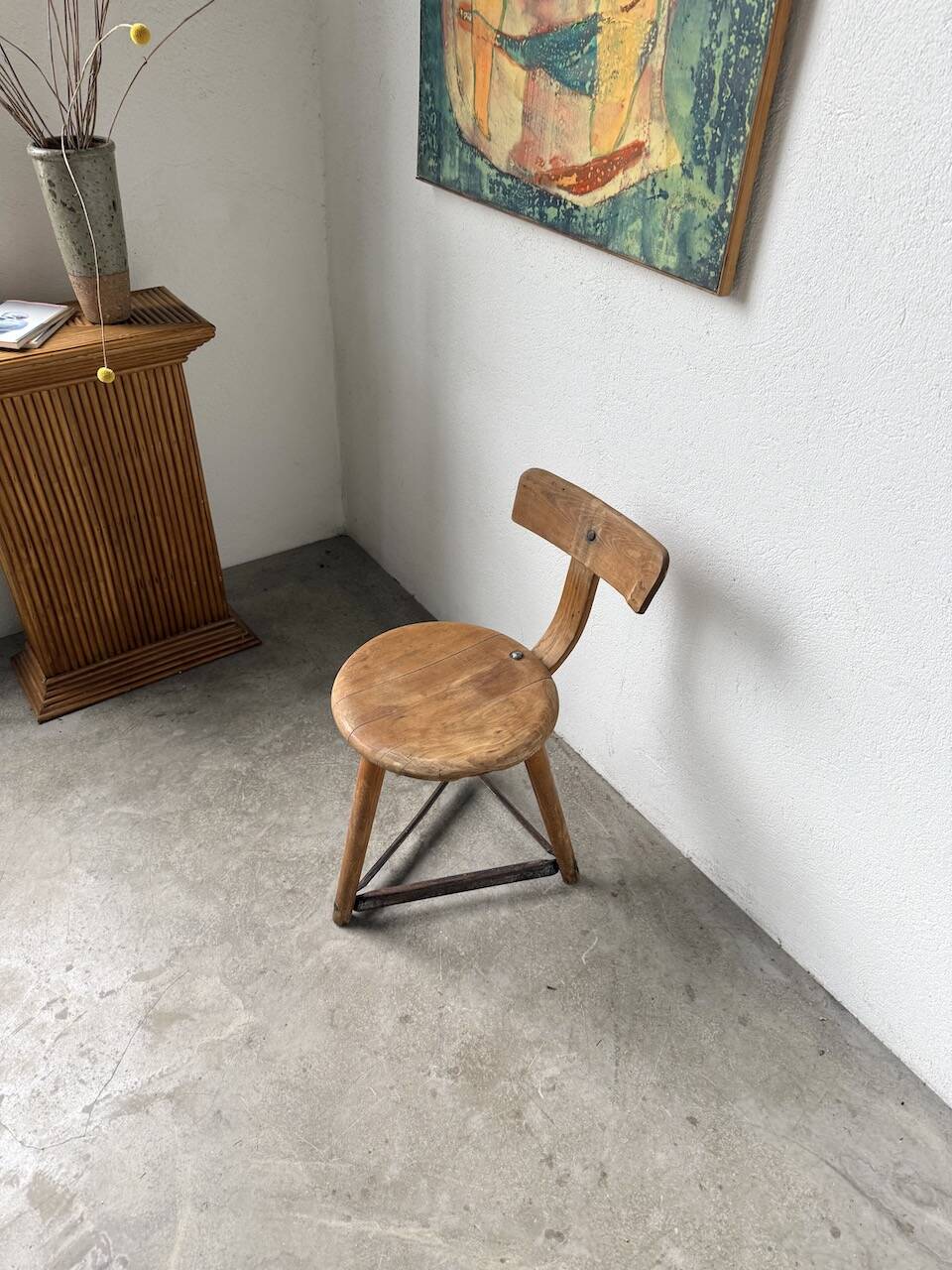 1950 tripod workshop chair