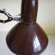 Lamp architect with lampshade in enamelled plate and 2 articulated arms brand ledu