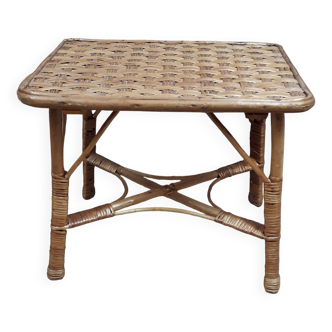 Rattan coffee table