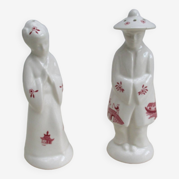 Salt and pepper shakers, ceramic Churchill England