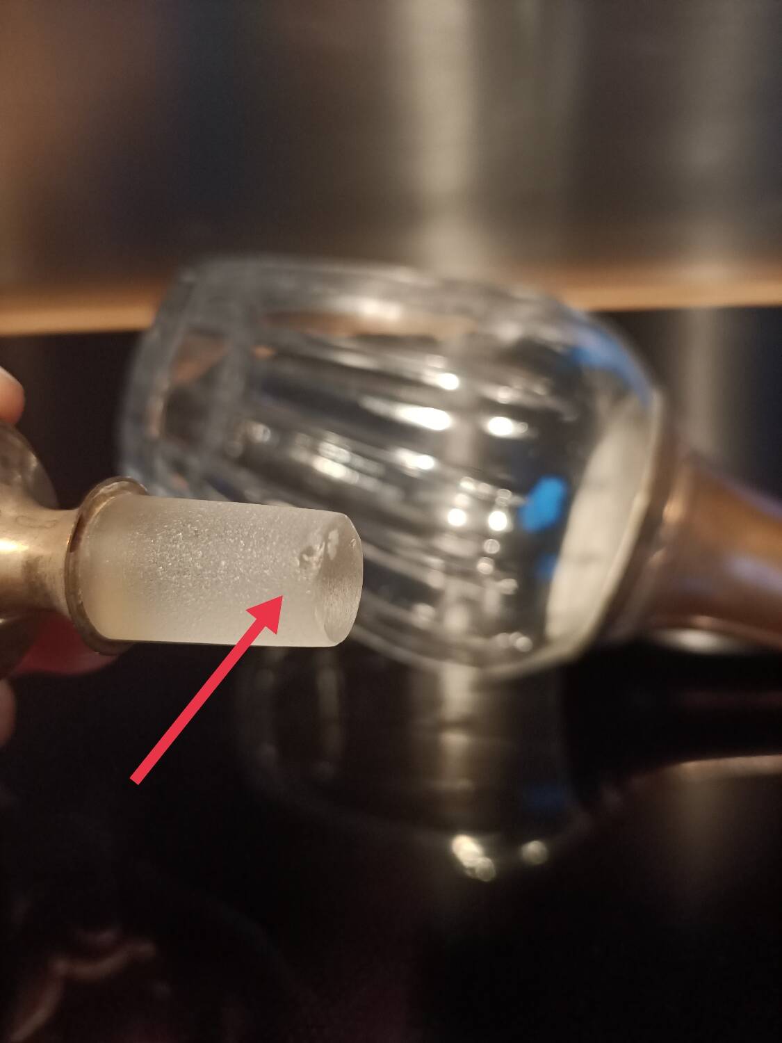 Early 20th century crystal carafe