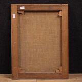 Antique religious painting Madonna and Child from the 18th century