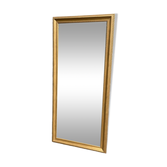 Large wooden mirror