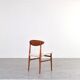 Danish Teak Dining Chairs by Ejner Larsen & Aksel Bender Madsen 1960s Set 4